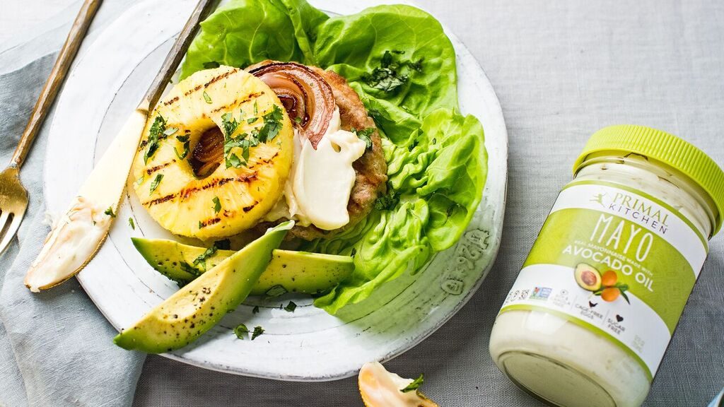 pineapple rings lettuce wraps